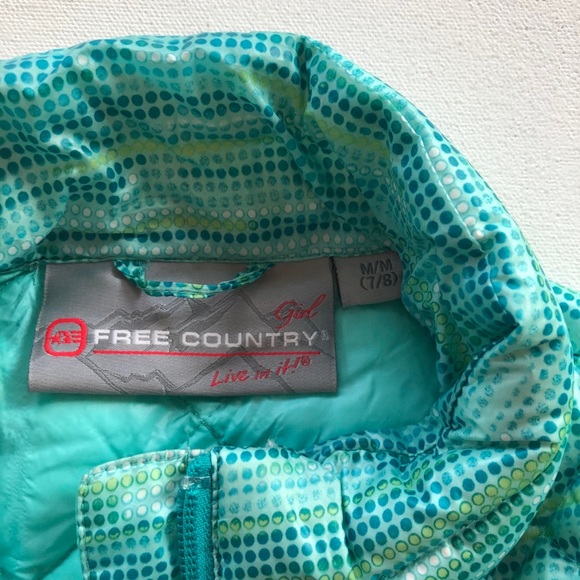 Free Country Down Vest size 7/8 - Picture 2 of 2